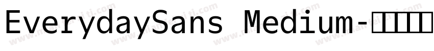 EverydaySans Medium字体转换